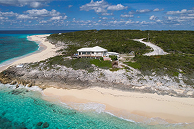 Beachfront Home for sale on San Salvador, The Bahamas