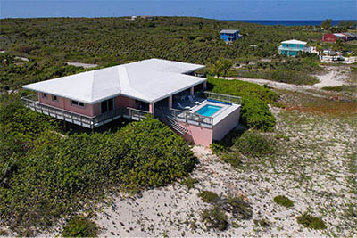Beachfront Home for sale on San Salvador, The Bahamas